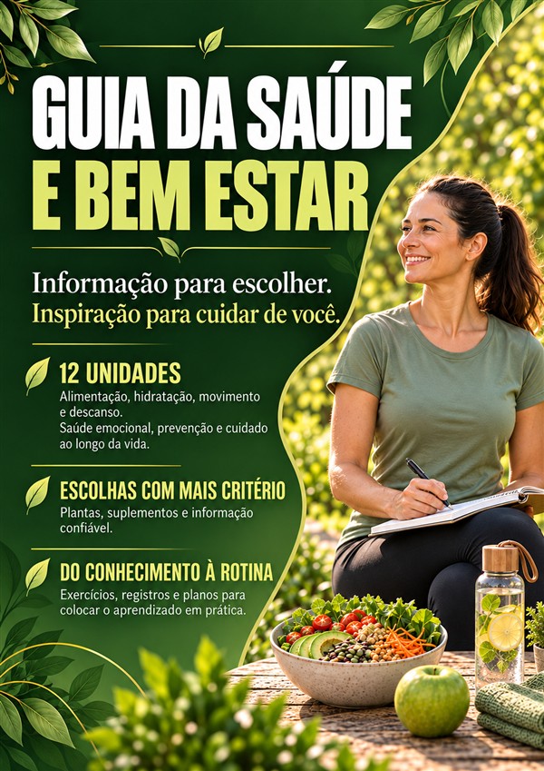 Capa Guia da Saúde e Bem-Estar
