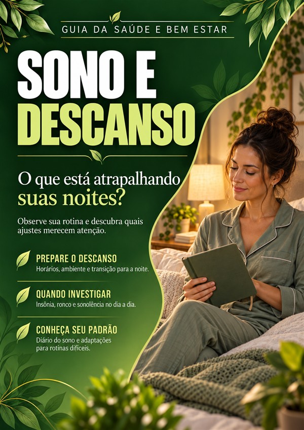 Capa Sono e descanso