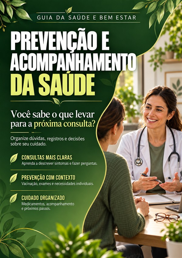 Capa Prevenção e acompanhamento da saúde