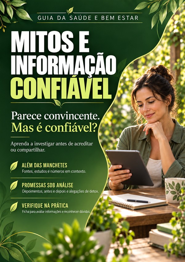 Capa Mitos e informação confiável