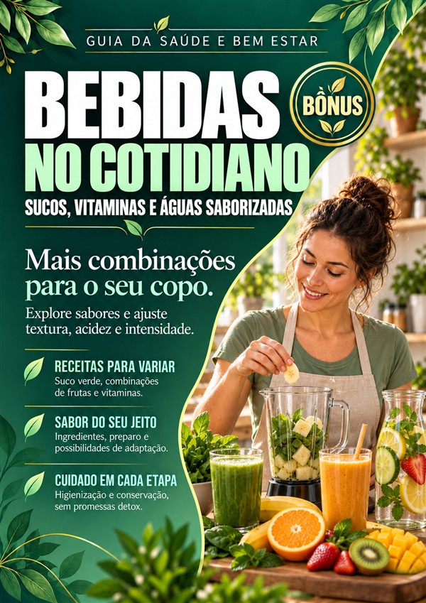 Capa do bônus Bebidas no cotidiano